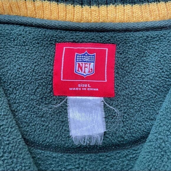 NFL Green Bay Packers Fleece Pullover Vintage - Picture 6 of 6